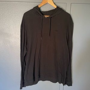 Mens Black Lacoste Light weight hoodie